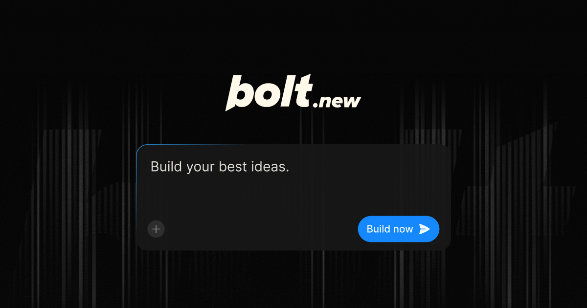 Bolt Template Marketplace